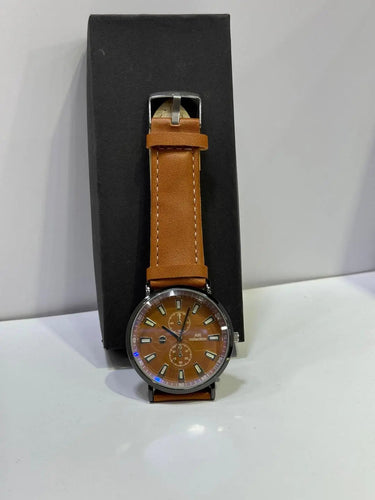 Man's Leather Watch Hype Hem