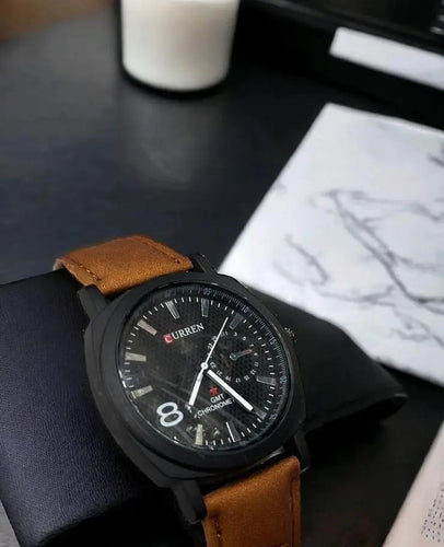 Man's Leather Watch Hype Hem