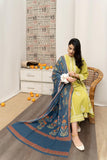 3Pcs Women's Unstitched Embroidered Lawn Suit Hype Hem