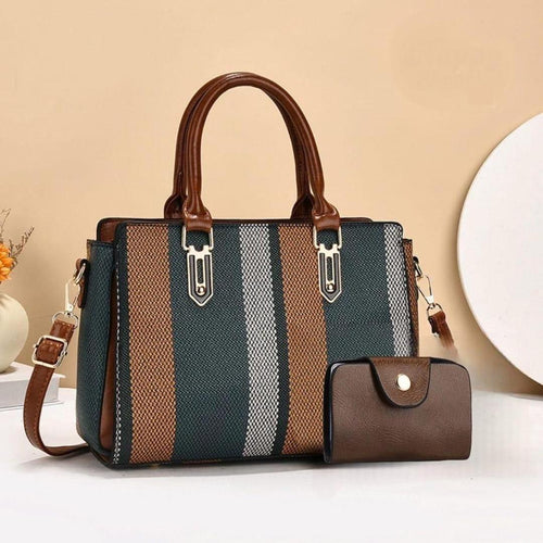 Women's Texture Printed Hand Bag's