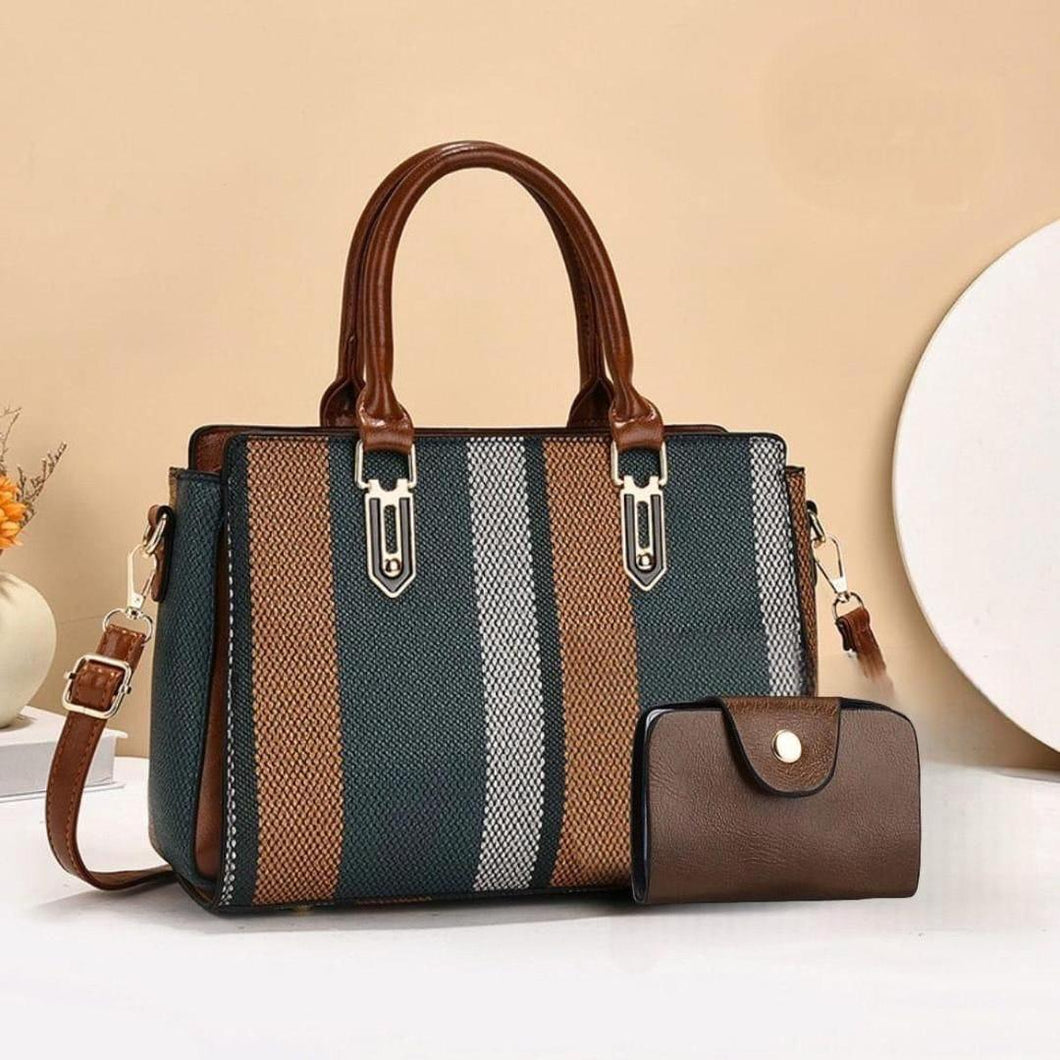 Women's Texture Printed Hand Bag's