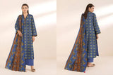 3 Pcs Women's Unstitched Printed Suit