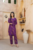 Stylish Women's Stitched Shirt And Trouser Set - Block Printed - 2 Pcs