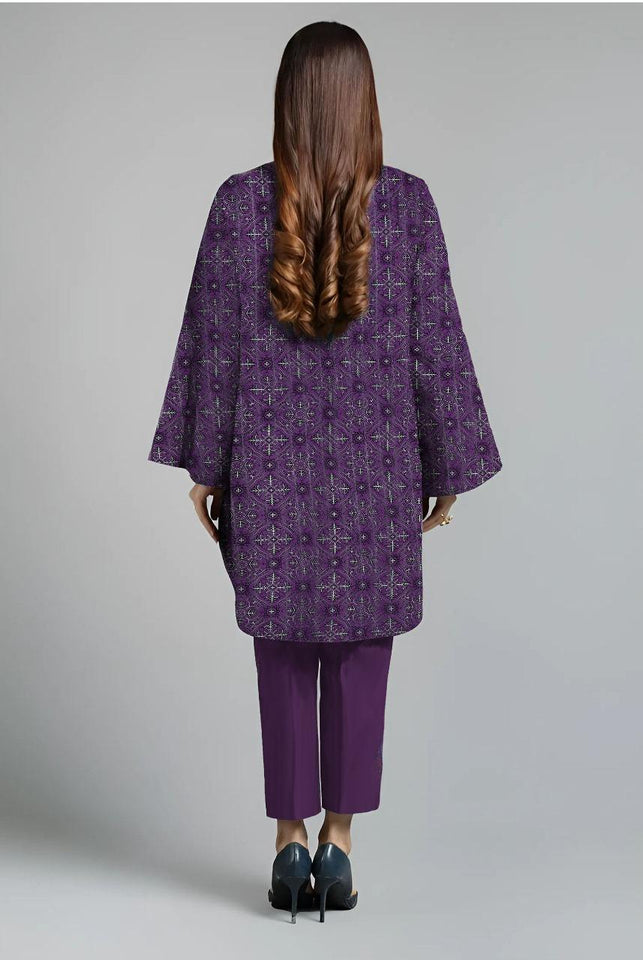 3Pcs Women's Unstitched Printed Suit Hype Hem