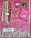 3Pcs Women's Unstitched Printed Lawn Suit Hype Hem