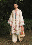 3 Pcs Women's Unstitched Embroidered Lawn Suit Hype Hem