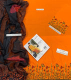 3Pcs Women's Unstitched Embroidered Lawn Suit Hype Hem