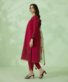 3 Pcs Women's Unstitched Embroidered Lawn Suit Hype Hem