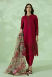 3 Pcs Women's Unstitched Embroidered Lawn Suit Hype Hem