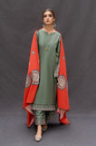 3 Pcs Women's Unstitched Embroidered Lawn Suit Hype Hem