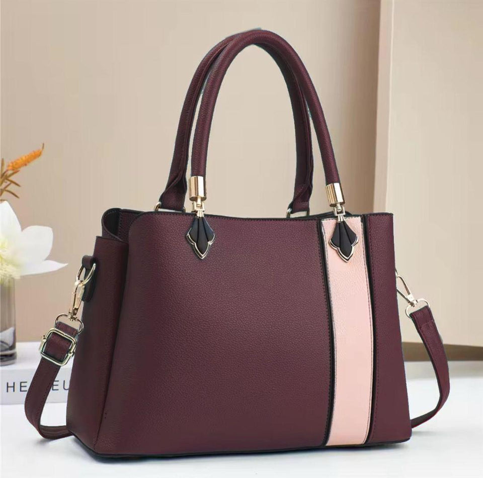 Women's Leather Plain Hand Bag