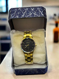 Men's Stylish Golden& Black Dial Watch