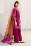 3 Pcs Women's Unstitched Embroidered Suit