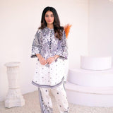 Women's Stitched Co-Ord Set - 2 Pcs Printed Lawn Ensemble
