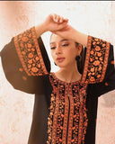 3 Pcs Women's Unstitched Chikankari Embroidered Suit