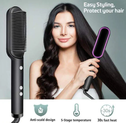 Professional Hair Straightener Brush